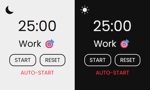 Pomodoro chrome extension project screenshot